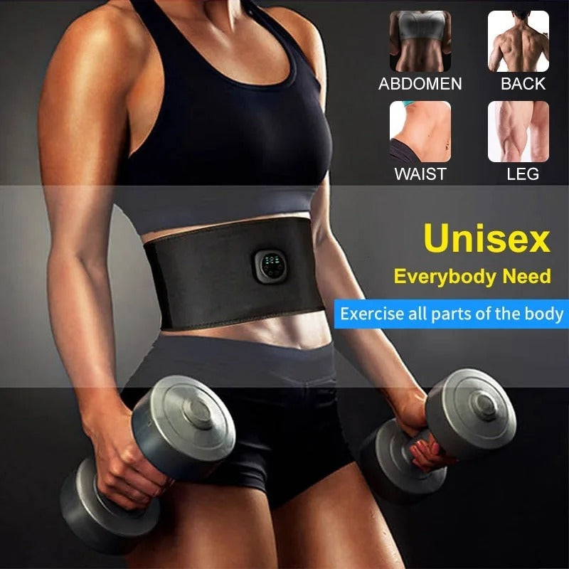 Smart EMS Belt Abs Trainer Fitness Lose Weight Fat Burn