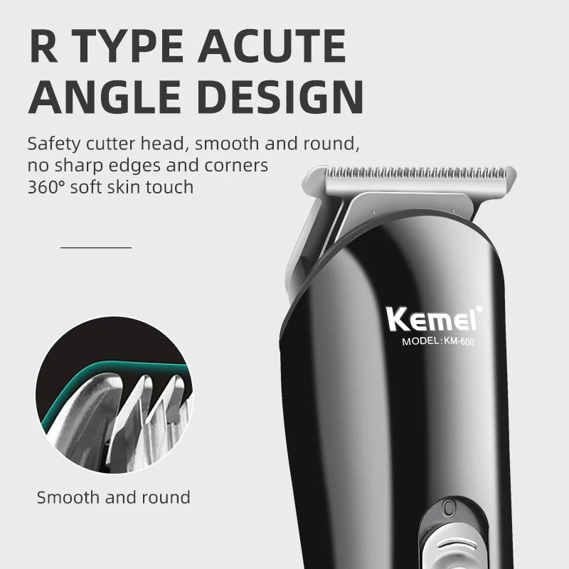 Rechargeable Hair Trimmer Titanium Hair Clipper Electric Shaver Beard