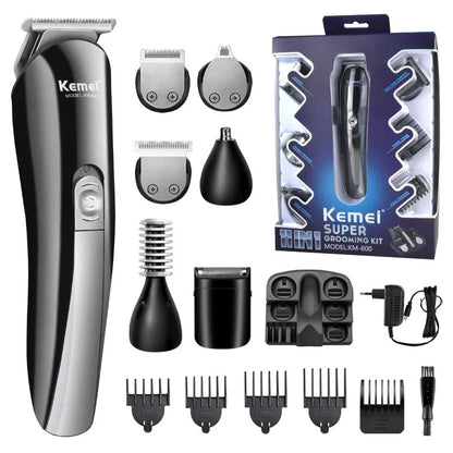 Rechargeable Hair Trimmer Titanium Hair Clipper Electric Shaver Beard